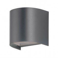 Φωτιστικό Σποτ Μονής Κατεύθυνσης με ντουί GU10 230V Πλαστικό IP65 Γκρι 21-0226-10